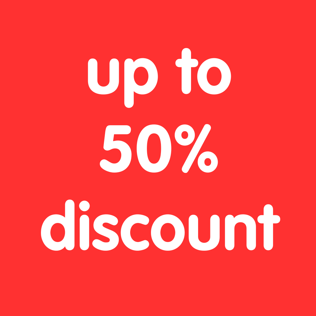 Up to 50% Discount