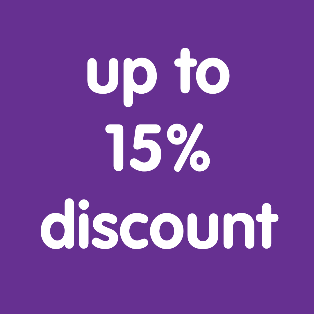 Up to 15% Discount