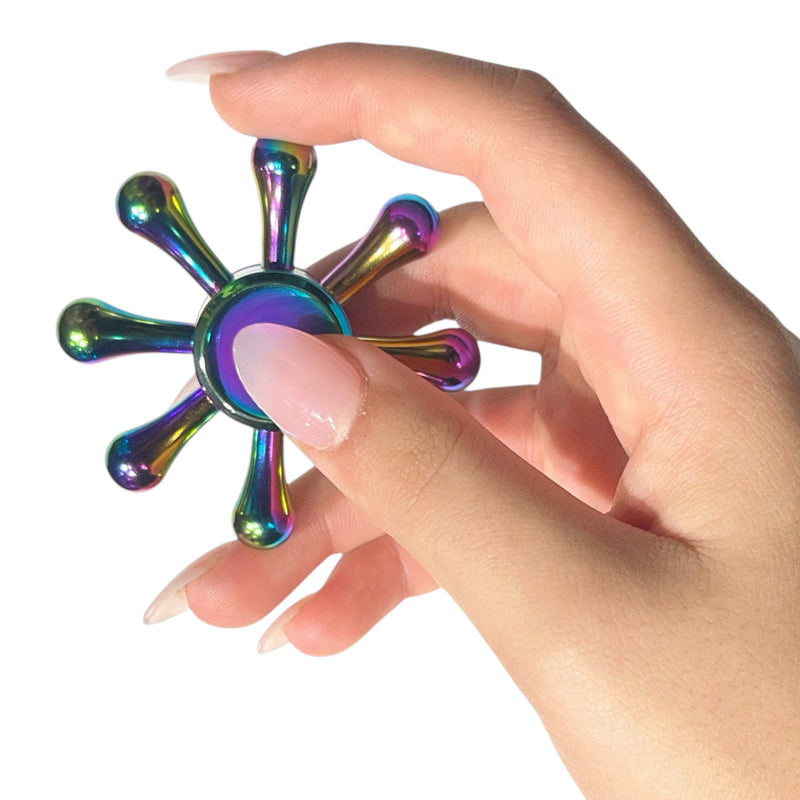 Wheel Spinner - Oil Slick Copper Sensory Support