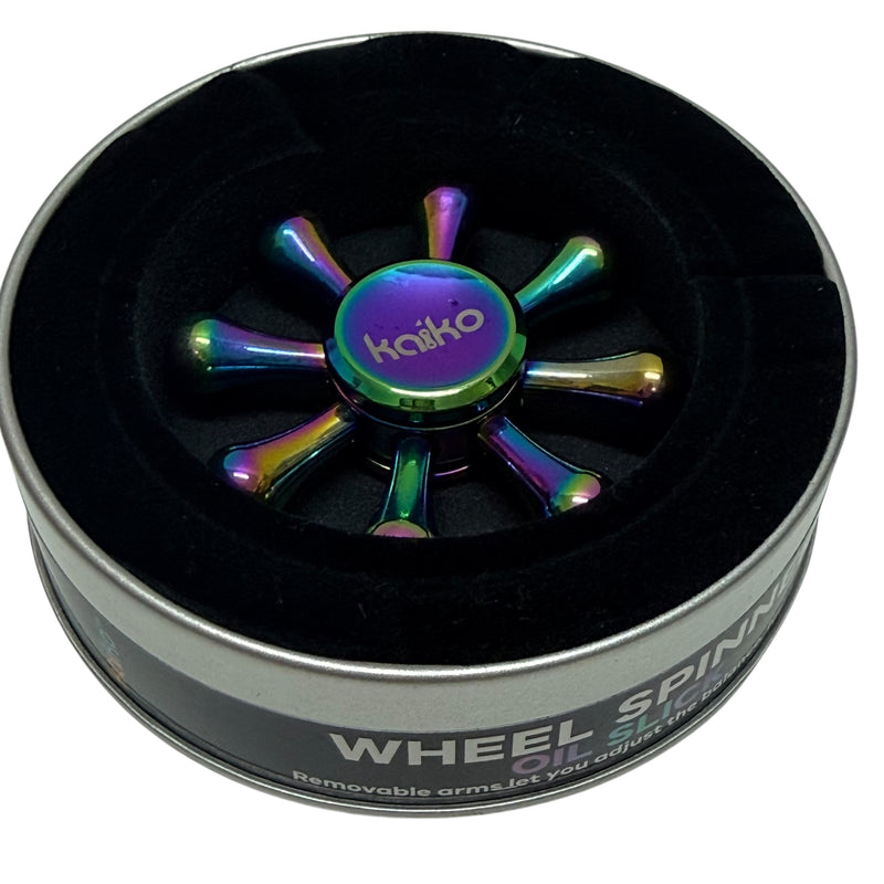 Wheel Spinner - Oil Slick Copper Sensory Support