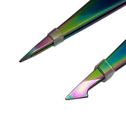 2 Pair of Oil Slick Kaiko Tweezers - Accessory for Pick 'Em Range