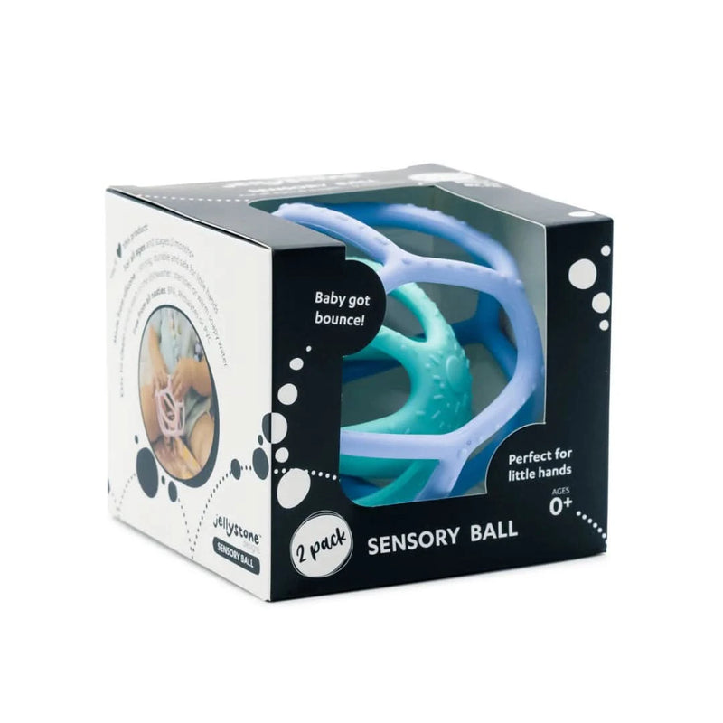 2 PACK SENSORY BALL  - Soft Blue & Soft Mint Sensory & Fidget Ball Duo by Jellystone