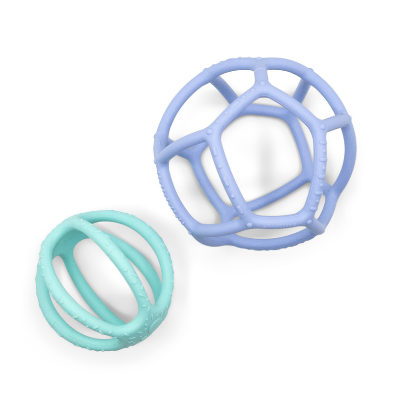 2 PACK SENSORY BALL  - Soft Blue & Soft Mint Sensory & Fidget Ball Duo by Jellystone