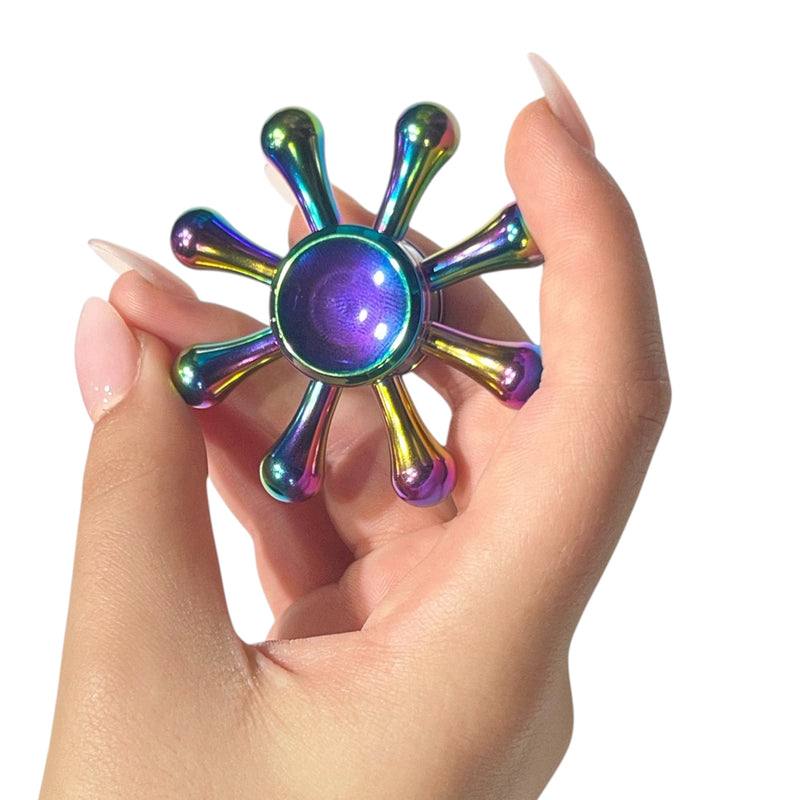 Wheel Spinner - Oil Slick Copper Sensory Support