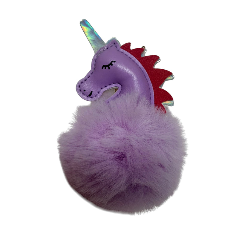 Unicorn Fluffy Keyring