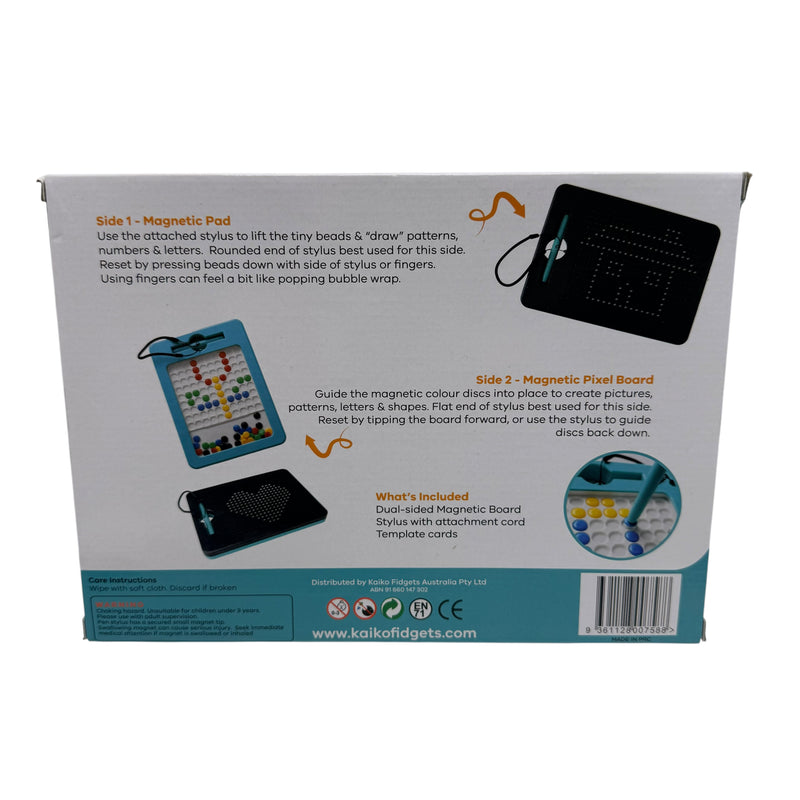 2-in-1 Magnetic Board - 2 Sided Magnetic Drawing & Pixel Board