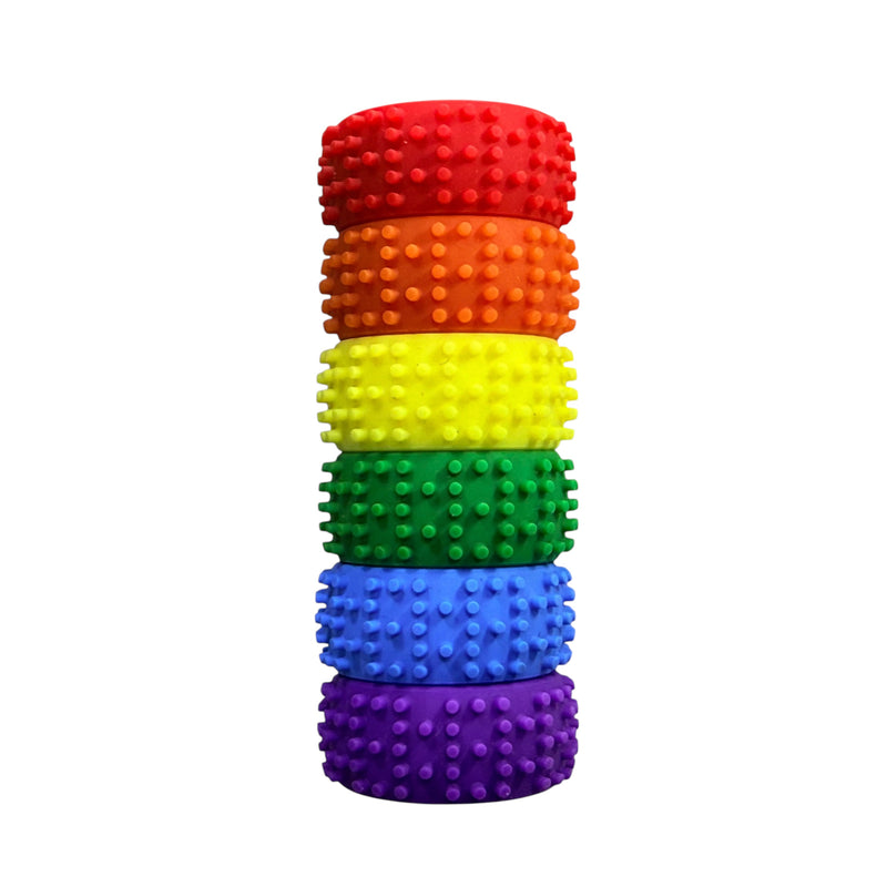MagStak Node - Textured Magnetic Sensory Set (6 Pieces)