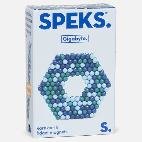 Speks Blue Gigabyte Pixel Mini Magnet Balls