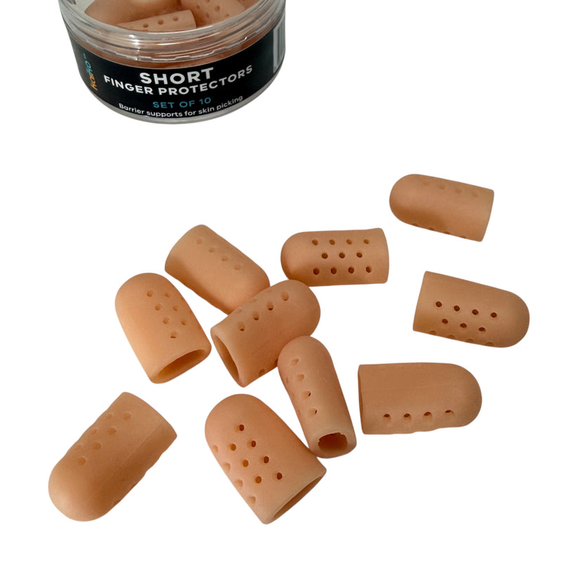 Short Finger Protectors – Set of 10 | Super Stretchy Picking Support