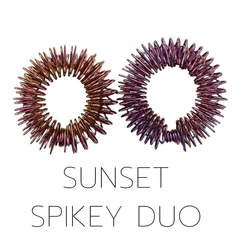 Limited Edition Sunset Finger Spikey DUO – Standard & Tighter