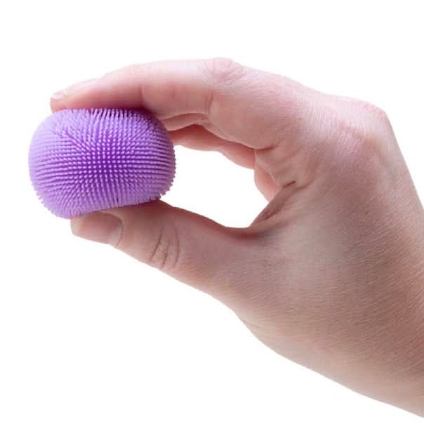 4 Pack of Teenie Fuzz Ball Nee Doh Squishies