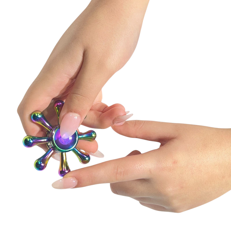 Wheel Spinner - Oil Slick Copper Sensory Support