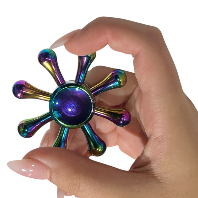 Wheel Spinner - Oil Slick Copper Sensory Support