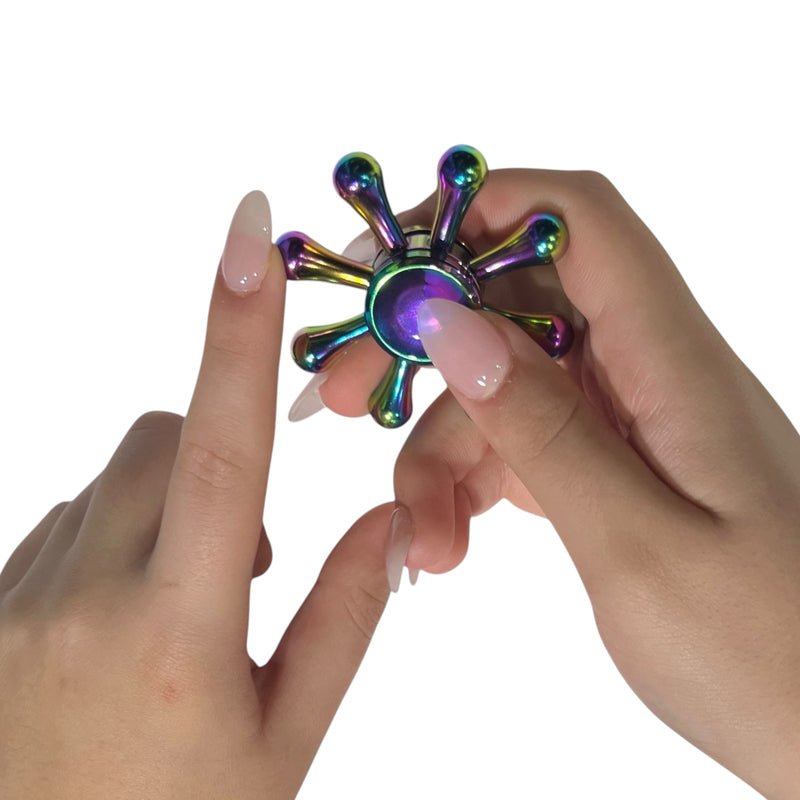 Wheel Spinner - Oil Slick Copper Sensory Support