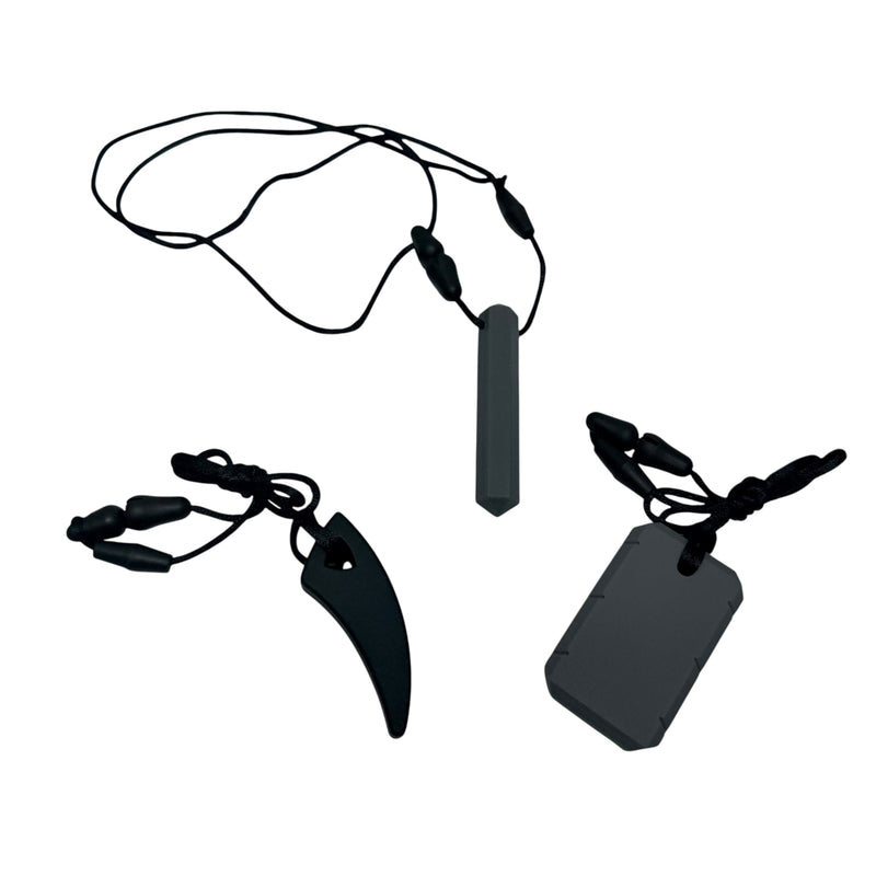 Wearable Chew Support Discovery Bundle – Grey + Black