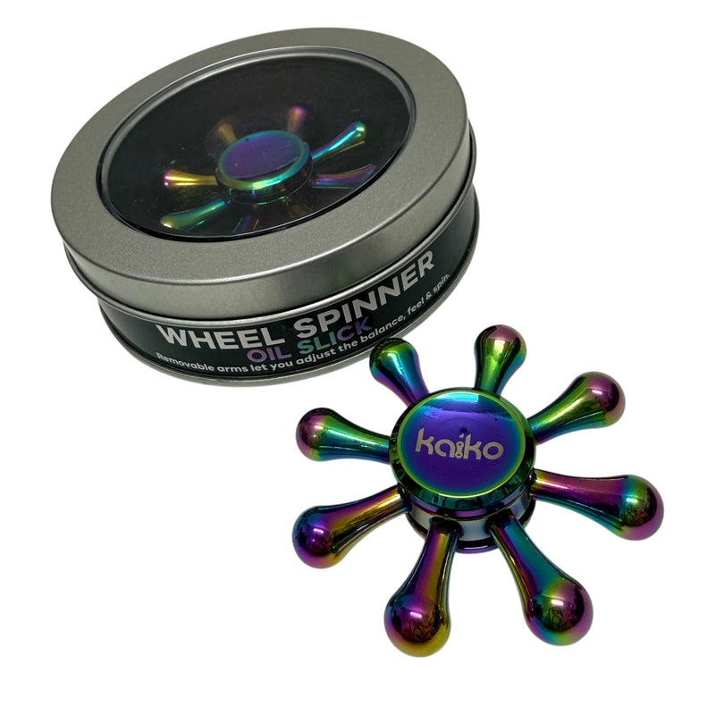 Wheel Spinner - Oil Slick Copper Sensory Support