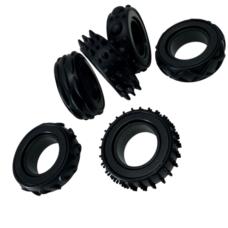 Halo Spinning Bands By Kaiko  - 6 Unique Tactile Interchangeable Designs
