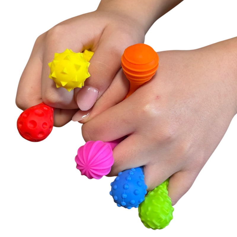 FLEXI – Textured Silicone Sensory Tools by Kaiko – 6 Pack