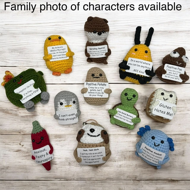 BEE Kind - Mini Hand Crochet Plush Support