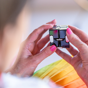 BLACK Metal Infinity Cube Fidget