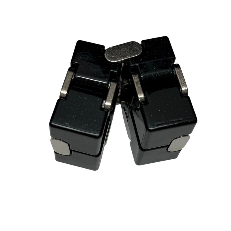 BLACK Metal Infinity Cube Fidget