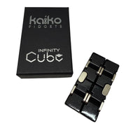BLACK Metal Infinity Cube Fidget