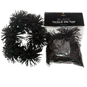 BLACK Tickle On Top - Pack of 6 Sensory Squishy Toppers