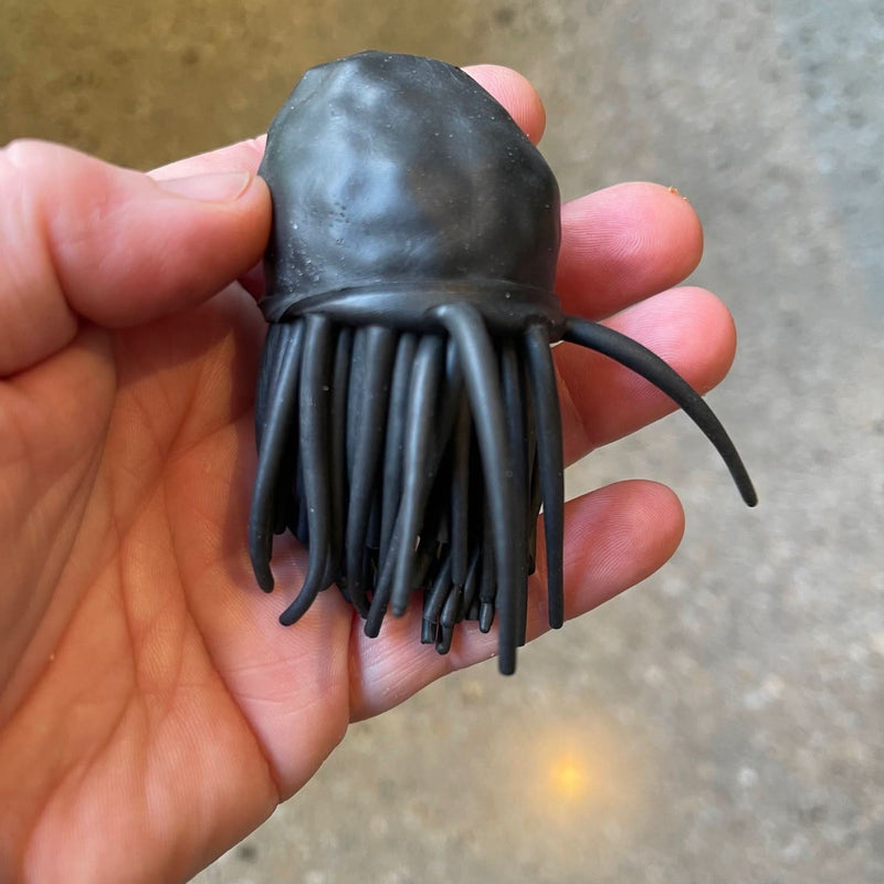 BLACK Tickle On Top - Pack of 6 Sensory Squishy Toppers