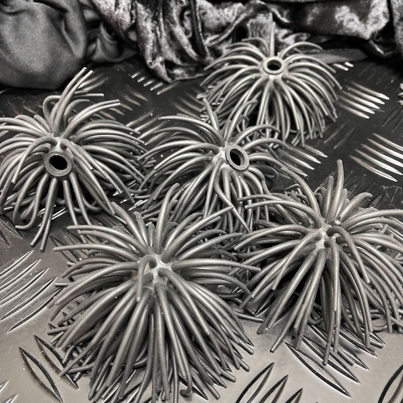 BLACK Tickle On Top - Pack of 6 Sensory Squishy Toppers