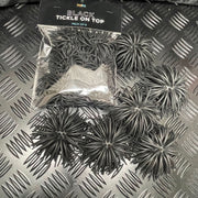 BLACK Tickle On Top - Pack of 6 Sensory Squishy Toppers