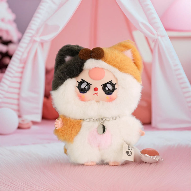 Cat & Dog Plush with Keyring attachment Blind Box by Baby Three