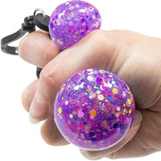 Black Fusion Squish Keychain Ball