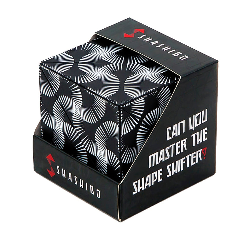 Black & White Shashibo Magnetic Puzzle Cube