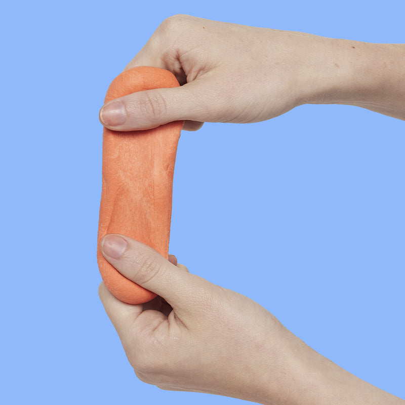 Clementine Blur Speks Calming Focus Putty