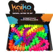 Box of 30 Stretchy Caterpillars - BULK BUNDLE