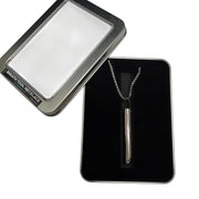 Breath Tool 304 grade Stainless Steel - Mindful Breathing Unisex Necklace
