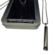 Breath Tool 304 grade Stainless Steel - Mindful Breathing Unisex Necklace