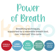 Breath Tool 304 grade Stainless Steel - Mindful Breathing Unisex Necklace