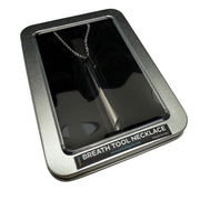 Breath Tool 304 grade Stainless Steel - Mindful Breathing Unisex Necklace