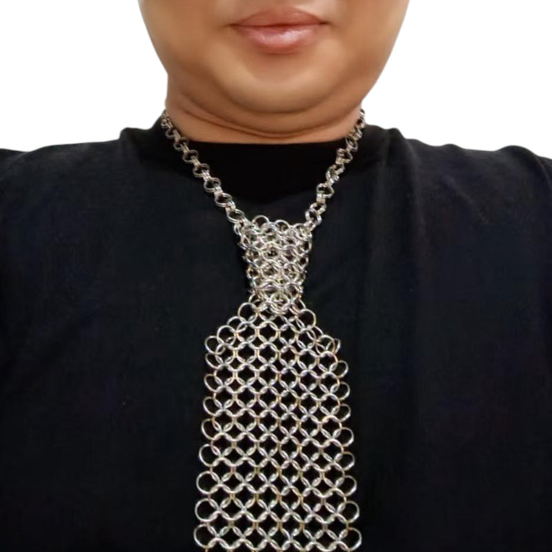 Chain Maille Tie - Hand Crafted by Kaiko Fidgets