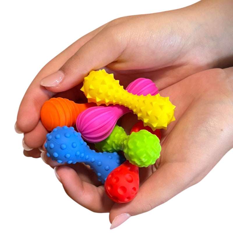 FLEXI – Textured Silicone Sensory Tools by Kaiko – 6 Pack