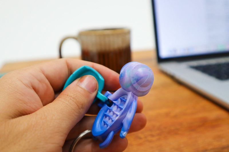 Calm Buddi Turtle Harm Minimisation Tool on Custom Kaiko Keyring