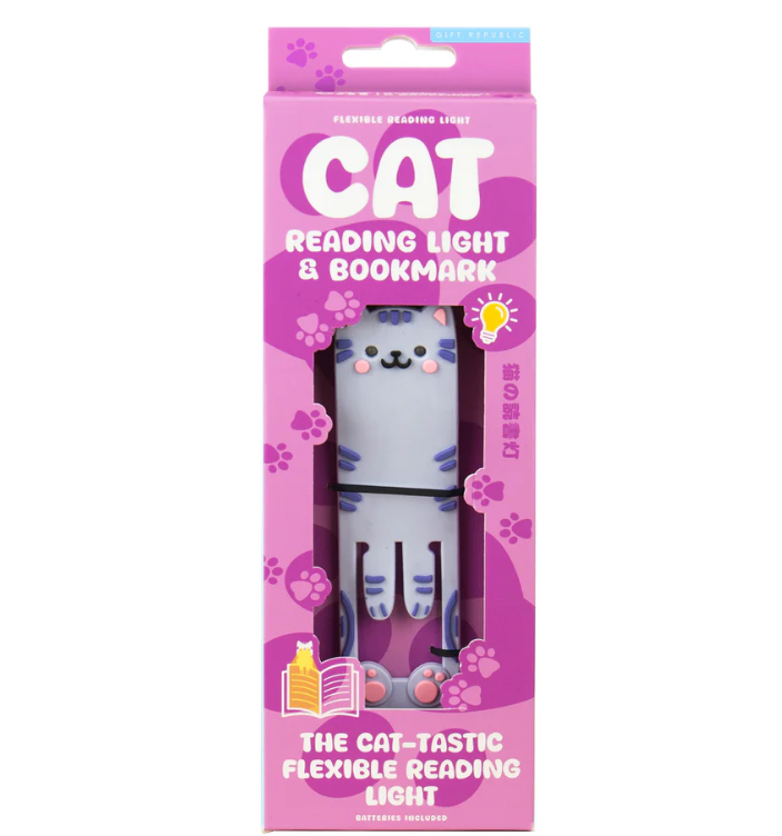 Cat Reading Light & Bookmark