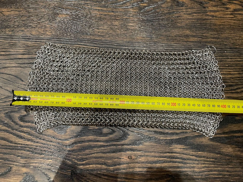 Chain Maille Cuff - Hand Crafted 'Open' Tube