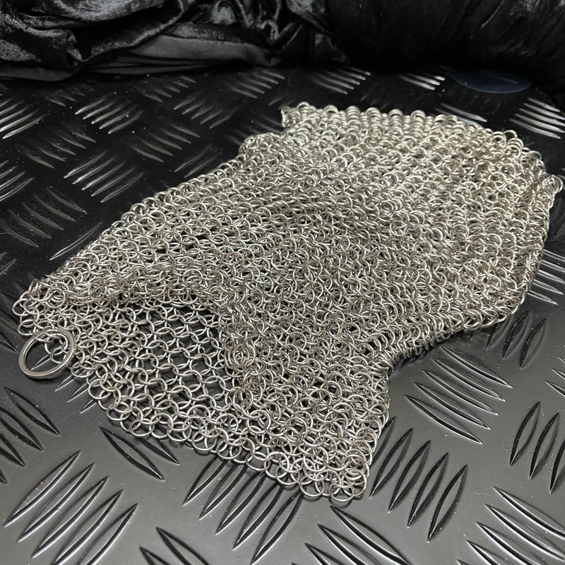 Chain Maille Cuff - Hand Crafted 'Open' Tube