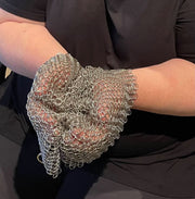 Chain Maille Cuff - Hand Crafted 'Open' Tube