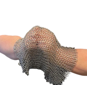 Chain Maille Cuff - Hand Crafted 'Open' Tube