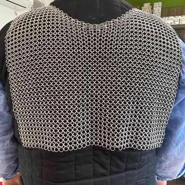 Chain Maille Hand Crafted 'Open' Vest - Free Size Literally fits ANYONE