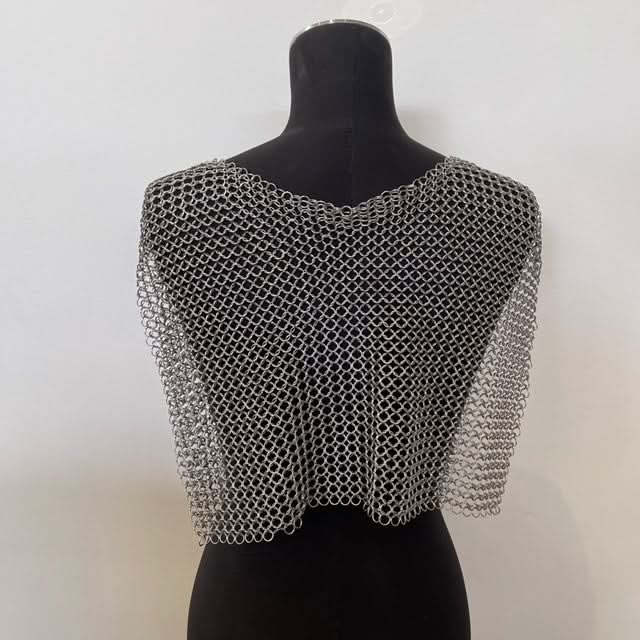 Chain Maille Hand Crafted 'Open' Vest - Free Size Literally fits ANYONE