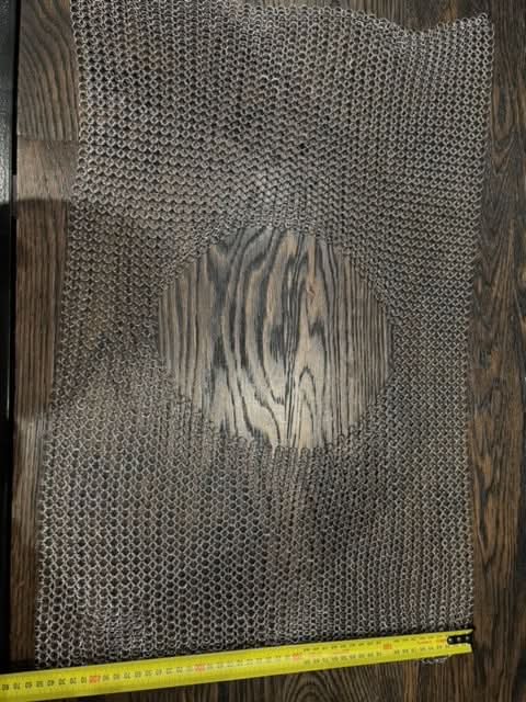 Chain Maille Hand Crafted 'Open' Vest - Free Size Literally fits ANYONE